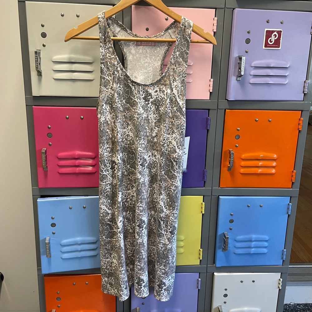 Soybu Stylish Sleeveless Snake Print Athletic Dress, M, NWT